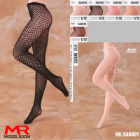 HASUKI SA04 1/12 Scale 3D Fishnet Stockings Seamless Socks Clothes Accessories Model Fit 6'' Female Soldier Action Figure Body