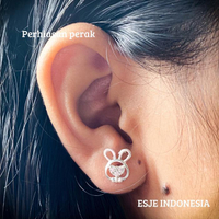 Perhiasan Anting Tusuk Kelinci Love - ESJE INDONESIA