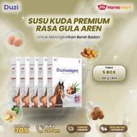 Duzi Weight - Susu Kuda Herbal Penambah Berat Badan 200gr Nutrisi Tubuh Alami 100% Original 5 BOX