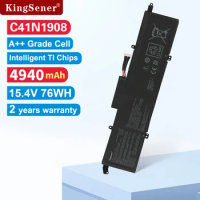 KingSener C41N1908 Laptop Battery For ASUS ROG Zephyrus G14 GA401II GA401IU GA401IV GA401IV-BR9N6 Series C41PQ05 4ICP4/59/134