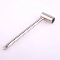 Metal 7mm Truss Rod Wrench Adjustment Tool Silver Color For Jackson Ibanez PRS Electric Guitar