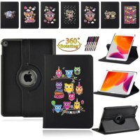Smart Tablet Case for Apple Ipad Mini 5 4 3 2 1/ipad 2/3/4/IPad 5th 2017/6th /7th /8th 360 Degrees Rotating Leather Stand Cover