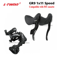 LTWOO GR9 10s Road 1x11 Speed Groupset 11Velocidade R/L Shifters Rear Derailleur Gravel-bikes Compatible With Shimano GRX Gravel