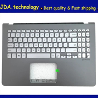 MEIARROW 95%new For Asus VivoBook S15-S5300U/F S530 S530U S5300U S5300F Y5100U Palmrest US Keyboard upper cover,Gray