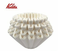 金時代書香咖啡 Kalita 185系列 濾杯專用酵素漂白 波浪型濾紙/蛋糕型濾紙 2~4人 100入 #22199