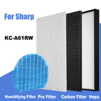 Carbon Charcoal filter FZ-A61DFR HEPA Air Purifier Filter FZ-A61HFR for Sharp Purifier KC-A61RW
