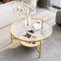Round Tea Coffee Tables Living Room Makecup Salon Books Balcony Side Table Modern Design Entryway Couchtische Nordic Furniture