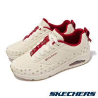 Skechers 休閒鞋 Uno-Year Of The Dragon 男鞋 米白 紅 CNY 龍年 避震 氣墊 皮革 183999NAT