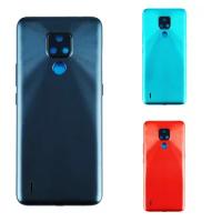 For Motorola Moto E7 Back Battery Cover Rear Door Housing Glass Panel Replacement