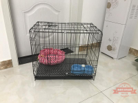 狗籠子泰迪小型犬中型犬狗籠室內折疊帶廁所家用貓籠兔子籠鴿子籠