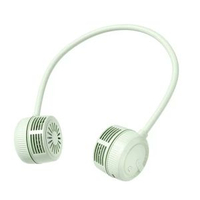 摺疊掛脖風扇靜音usb充電式戶外運動渦輪無葉掛脖小風扇