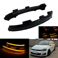 belook ไฟเลี้ยว LED แบบไดนามิกสำหรับกระจกมองข้าง เหมาะสำหรับ VW Golf MK7 และ Touran 2B5Z7ตัวตัดโซ่ ค