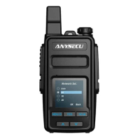 ANYSECU 4G Network Radio GT500 1.4 Inch Linux System Work with Real-ptt LTE WCDMA Walkie Talkie With Beidou GPS