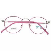 Oppaglasses Frame Kacamata Korea Pria Wanita OPPA OP02 PK Pink Bulat Fashion