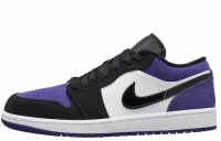 JORDAN 1 LOW COURT PURPLE
