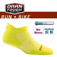 【【蘋果戶外】】Darn Tough 1763 黃綠色 女款【終身保固】No Show Ultra Light 戶外機能襪 100％美國製造 雪襪 跑步襪 單車