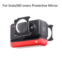 For Insta360 ONE RS/R Sticky Lens Guards For Insta360 ONE RS/R Lens Protector Accessories Dustproof Screen Covers Tempered Glass
