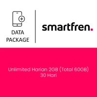 Paket Mobile Data Smartfren - Unlimited Harian 2GB (Total 60GB) 30 Hari