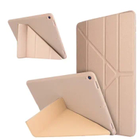 Case for ipad mini 3 Ultra Thin Leather Stand Soft Back 6 fold Flip Smart Cover for apple iPad mini 1 Mini 2 7.9 Funda for Kids