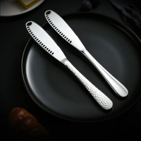 1 Piece Stainless Steel Butter Spreader Knife With Holes Cheese Grater Tools Bread Jam Easy Spread Butter Knife
