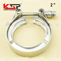 Kingsun 2'' sus 304 Stainless Steel V Band Clamp With T Bolt Professional For Turbo /Exhaust Downpipes--Clamp Only