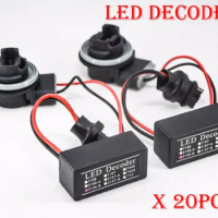 DHL 20PCS 1156 1157 3156 3157 7440 7443 LED Bulbs Error Free Canbus Canceler Adapter Decoder Turn Brake Anti-Hyper Flash Blink