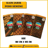 Paket Hemat 5 Batik Podo Seneng Kain Panjang Batik Cap Batu Halus 2 M x 1 M Bahan Katun Berkualitas