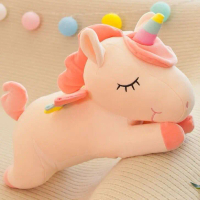 Anak Patung Mainan Mewah Unicorn, Bantal Lembut, Anak Patung Bantal, Sesuai sebagai Hadiah Hari Jadi