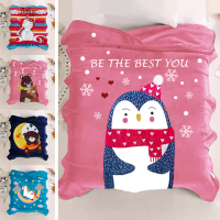 Selimut Bulu Tebal Import Motif Karakter Selimut Anak Ukuran 100x140cm