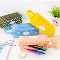Color Pencil Cases For Teens Cartoleria Kawaii Cute Makeup Pencilcase With Equipment College Girl School Kit Back To School