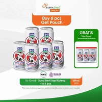 So Good Susu Sapi Steril Kaleng / Can 189ml - Isi 6 pcs