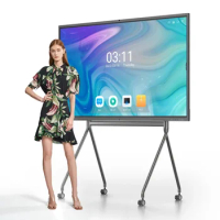 55/65//75/100/110 Inch Touch Screen Panel Meeting Digital White Board 4K Interactive Whiteboard Smart Board for Teaching