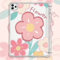 For iPad Case iPad 10th Gen 12.9 4th 5th 6th Air 4th 5th 10.9 Pro 11 2nd 3rd 4th iPad 10.2 7th 8th 9th Floral Case with Pen Slot