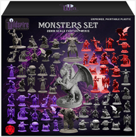 Fantasy atures & Bookish Dragon สำหรับ DND atures Monsters DND 28Mm-32Mm Bulk Dungeons & Dragons atu