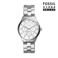 Fossil 化石 Modern Sophisticate 三眼不鏽鋼手錶 BQ1560 計時腕錶