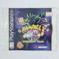 [01428] RAMPAGE 2 : UNIVERSAL TOUR (US) แผ่นเกมก็อปปี้ PS1 แผ่นปั๊มโรงงาน มือสอง สภาพดี !!