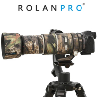 ROLANPRO Waterproof Camera Lens Coat For Canon RF 100-500mm F/4.5-7.1 L IS USM Protective Case Camouflage Rain Cover Guns Sleeve