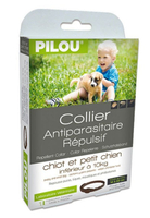 法國皮樂Pilou 第二代加強配方-非藥用防蚤蝨項圈-幼犬小型犬用35cm5公斤上下『寵喵樂旗艦店』