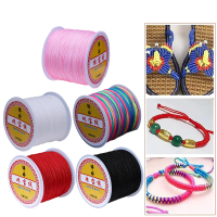 50 Meter Tali giok Gelang Kalung halus terenkripsi 0.8mm DIY Phone Strap Gelang Dan Tali Kalung