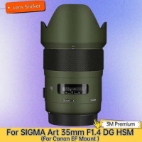 For SIGMA Art 35mm F1.4 DG HSM for Canon EF Mount Lens Sticker Protective Skin Anti-Scratch Protector Film art35 f/1.4 35/1.4
