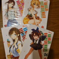 Komik Kanojo okarishimasu set vol 1-4 segel ori
