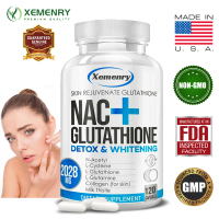 Kapsul Xemenry-NAC+Glutathione-Membantu detoksifikasi dan memutihkan-Mengandung N-Acetyl, L-Cysteine