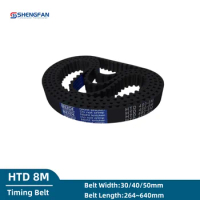 HTD 8M Closed Loop Timing Belt Width30mm 40mm 50mm Synchronous Belt Length 264 288 320 336 344 352-6