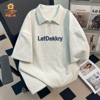 現貨！T恤 t恤 短袖 短袖T恤 DEKKRY美式100%純棉短袖polo衫男女款夏季創意印花百搭半袖上衣 特價出 免運 開發票【hua3/25】
