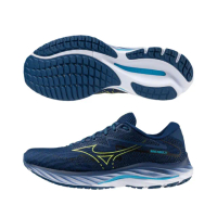 【MIZUNO 美津濃】慢跑鞋 男鞋 運動鞋 緩震 一般型 RIDER 藍 J1GC230353