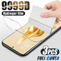 3PCS Screen Protector Hydrogel Film For OPPO Reno11 Pro A79 A2m A2X A18 A38 A58 A78 A98 F23 A1X A1 A56S Reno9 A K11X