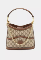 GUCCI Gucci Beige GG Supreme Retro Interlocking G Hobo Beige