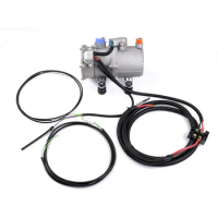A/C 12V 24V Electric Compressor Integrated for Auto Air Conditioning Compressor for Car Truck Camper Tractor Vehicle Aircon