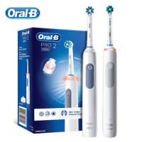 Oral B Pro 2000 Intelligent Electric Toothbrush 3D Sonic Cross Action Clean Smart Pressure Sensor 2 Min Timer Brush Rechargeable