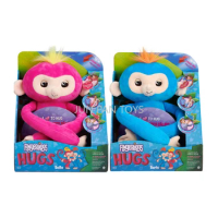 Original Fingerlings HUGS BORIS BELLA Friendly Interactive Plush Monkey Toy Electronic Pet Kids Toy Soft Kawaii Animal Stuffed